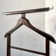 Wooden valet on wheels
