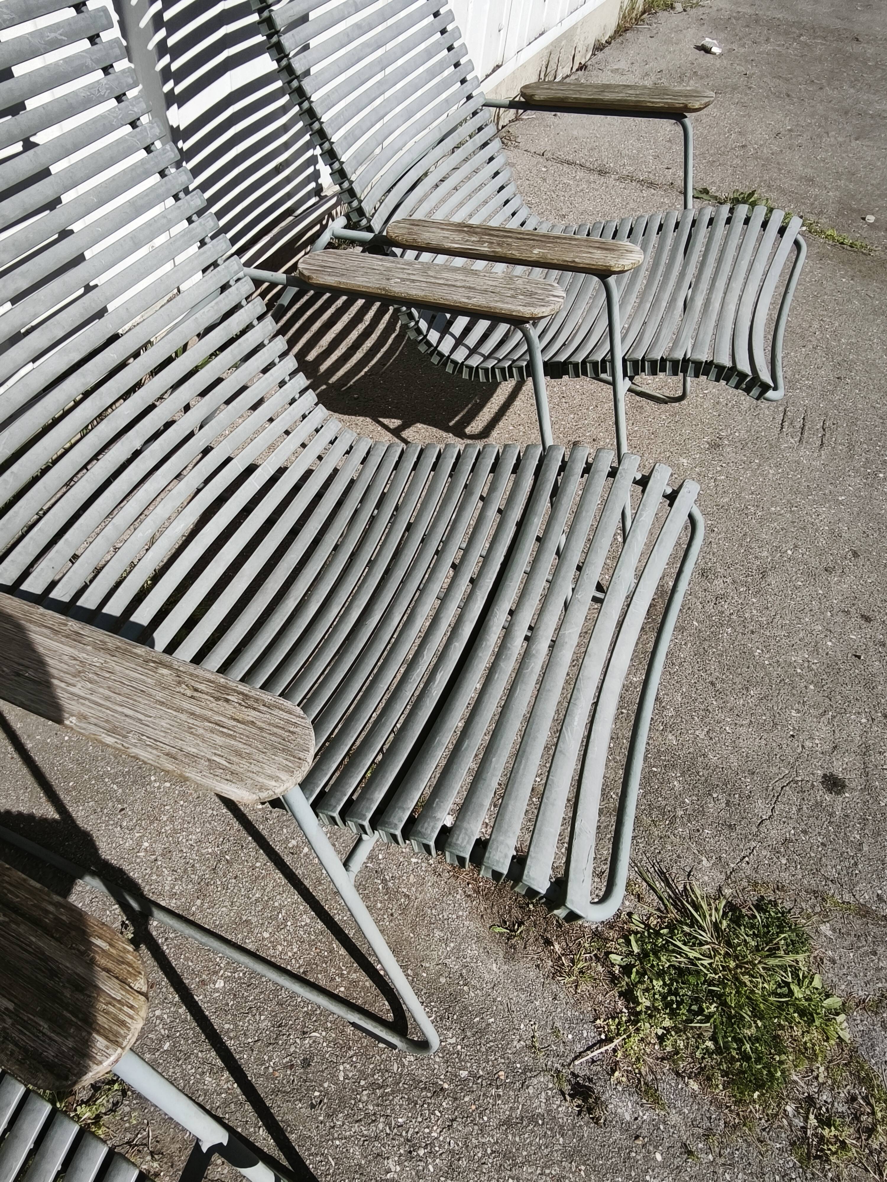 Set of 4 Lounge Chairs Click System