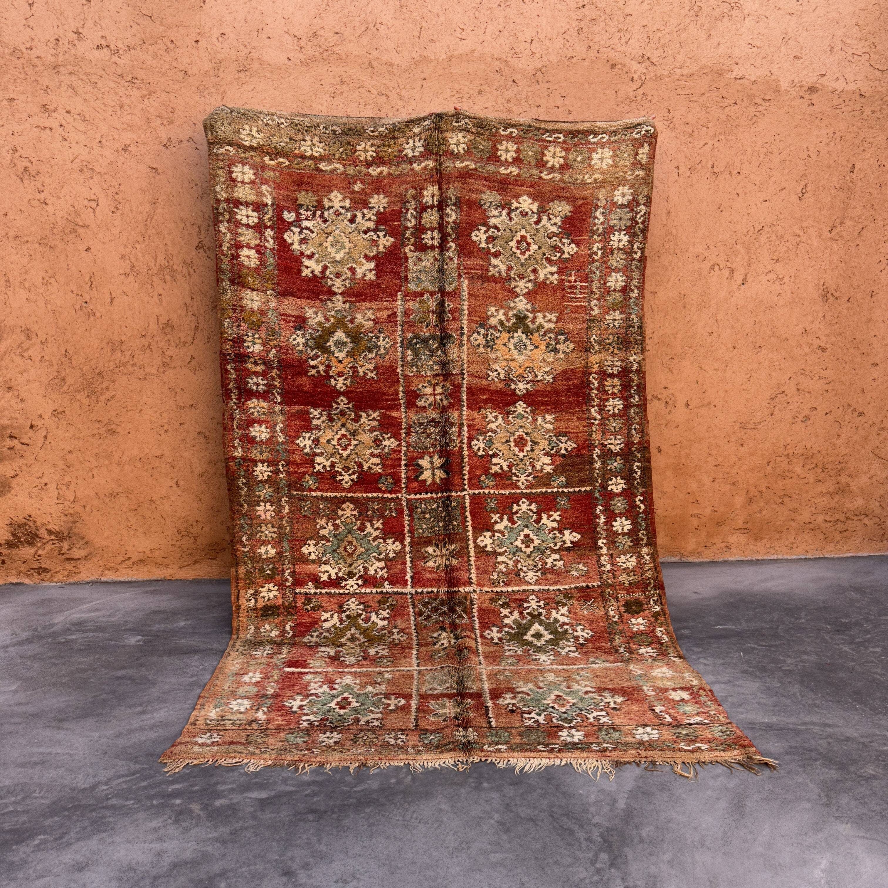 Tapis Marocain Zemmour marron - 294 x 177 cm