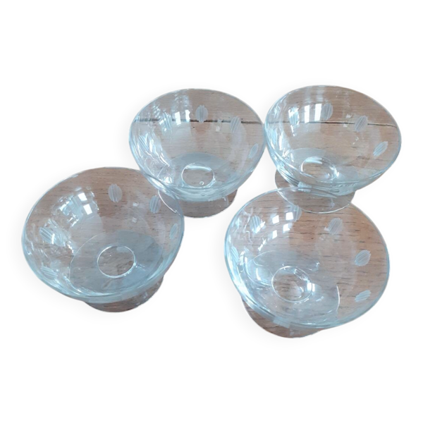 Coupelles cristal
