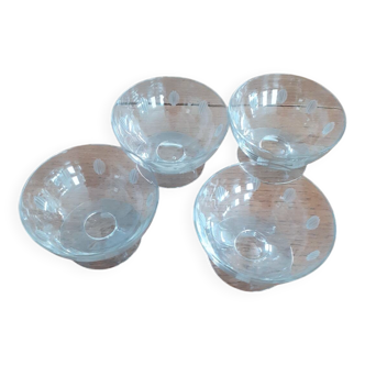 Coupelles cristal