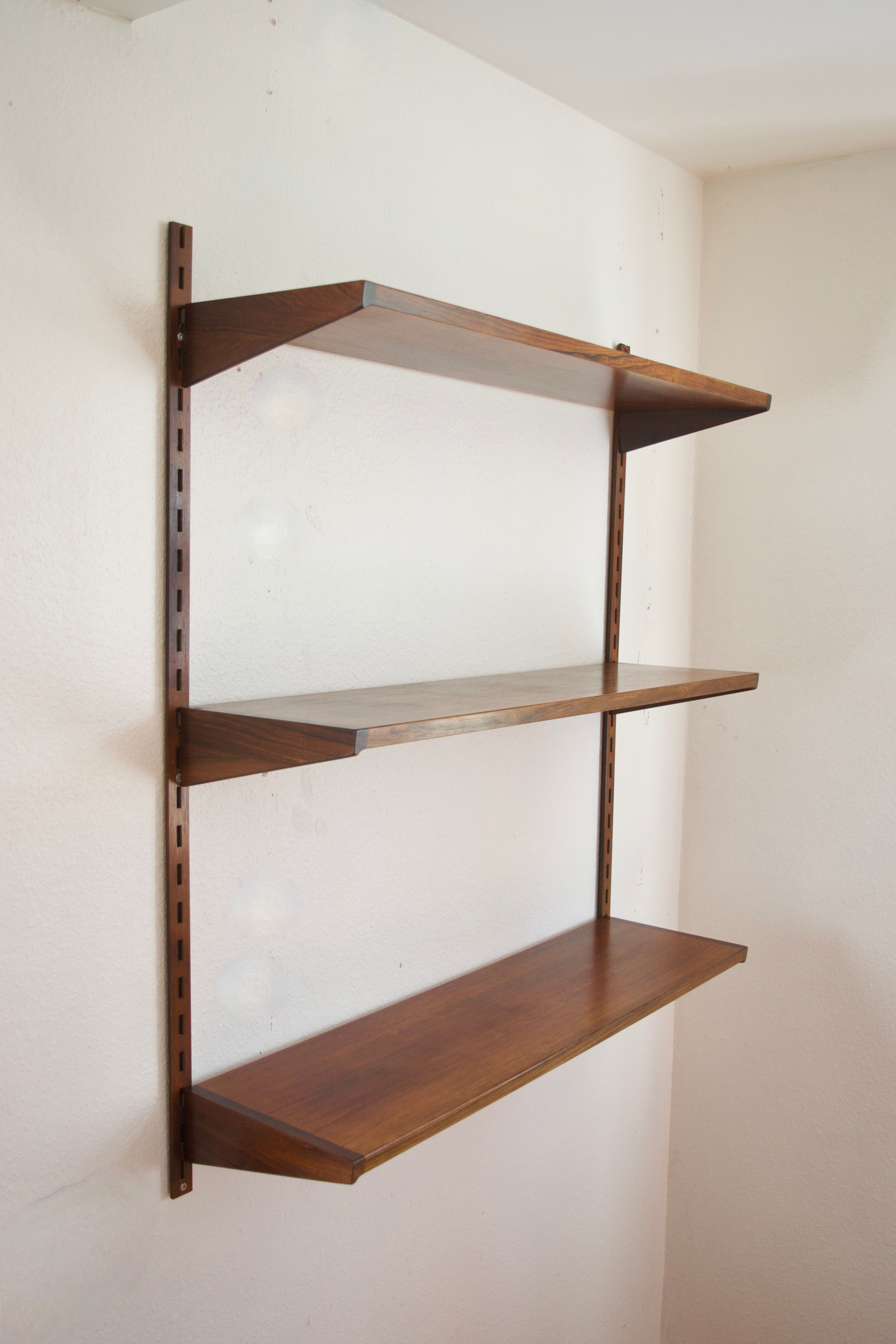 Rosewood shelves by Kai Kristiansen for FM Møbler, 1960s