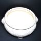 Rare Wedgwood "Patrician" molded opaque earthenware tureen, garland mascaron, England