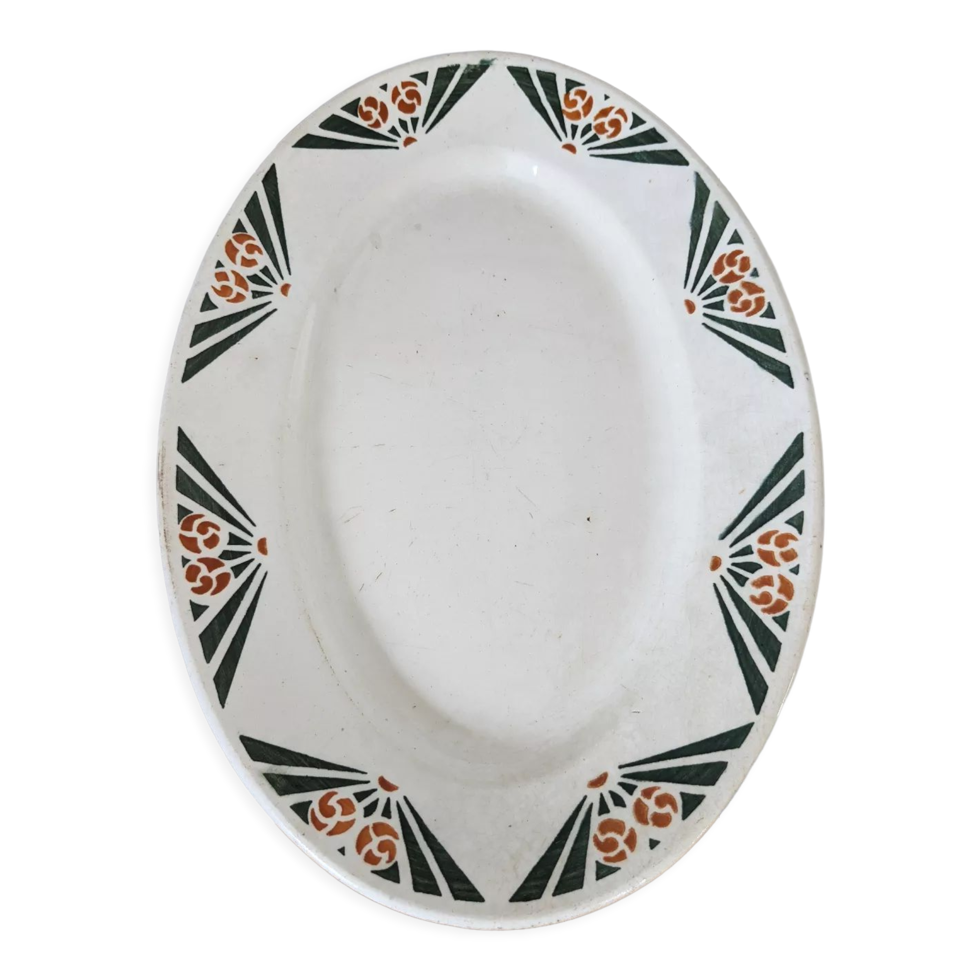 Oval dish "labrut frères"