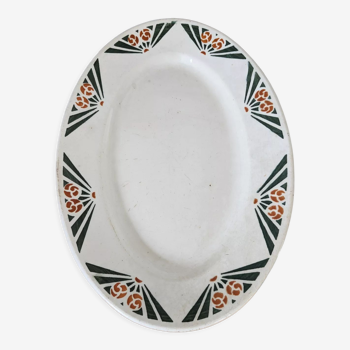 Oval dish "labrut frères"