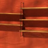 String double wall shelf from the 60s