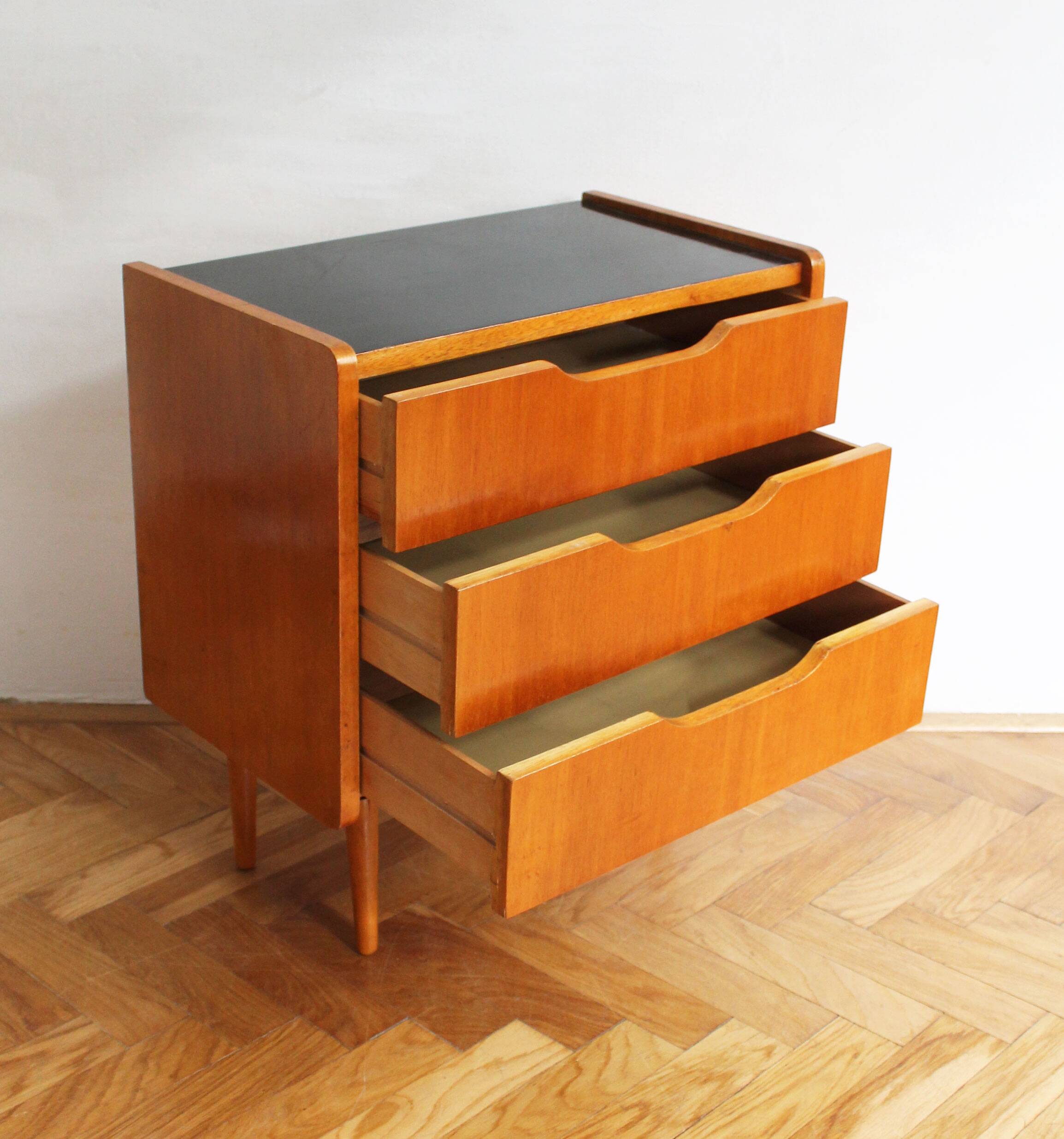 1960's Mid Century Nightstand by Novy Domov