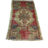 Tapis pastel turc vintage 93 x 52 cm