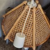 Vintage bamboo pendant lamp