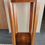 High art deco walnut selette