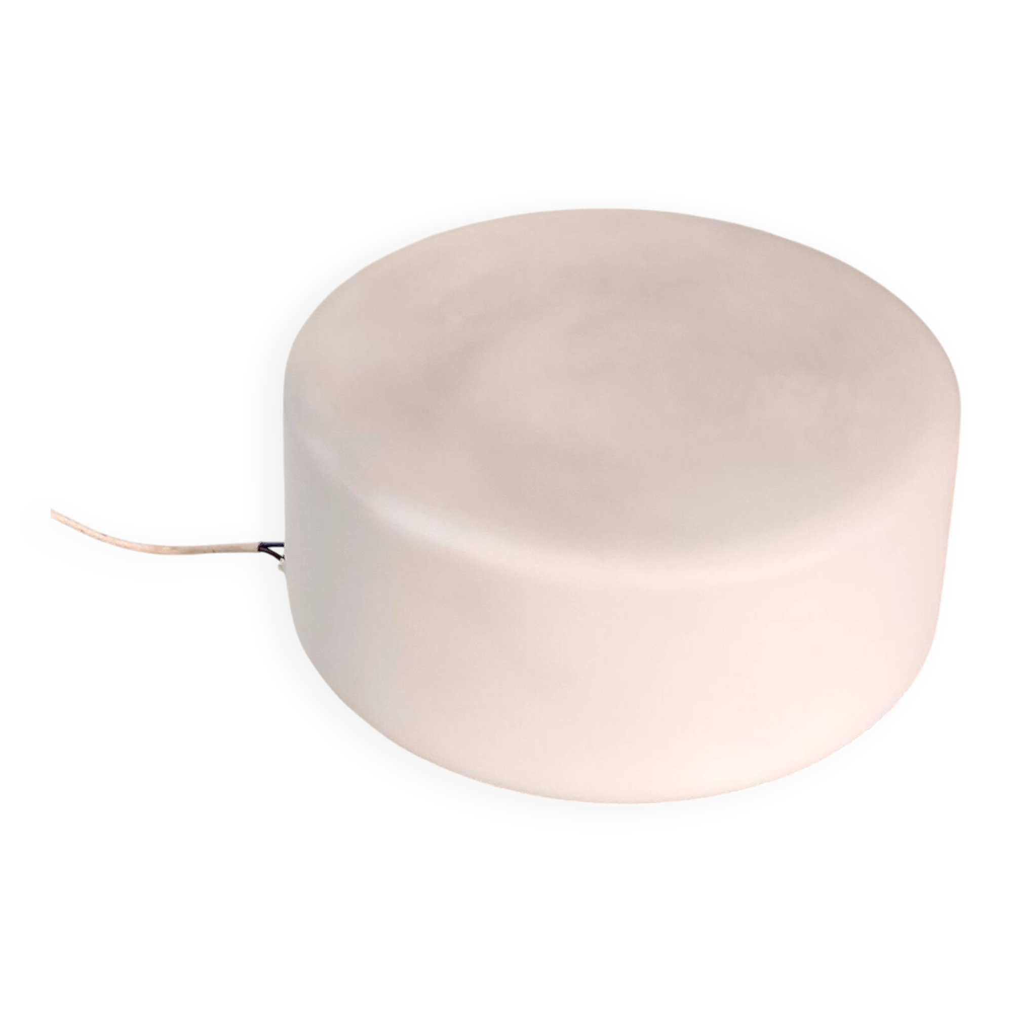 Bauhaus design ceiling light or wall lamp with opaline globe - mid 20th century.