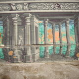 Trunk wood and leather