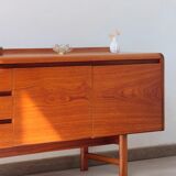 White Newton teak sideboard: large "Petersfield" sideboard.
