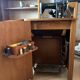 Singer sewing machine from the 1960s model 197 b with art deco furniture