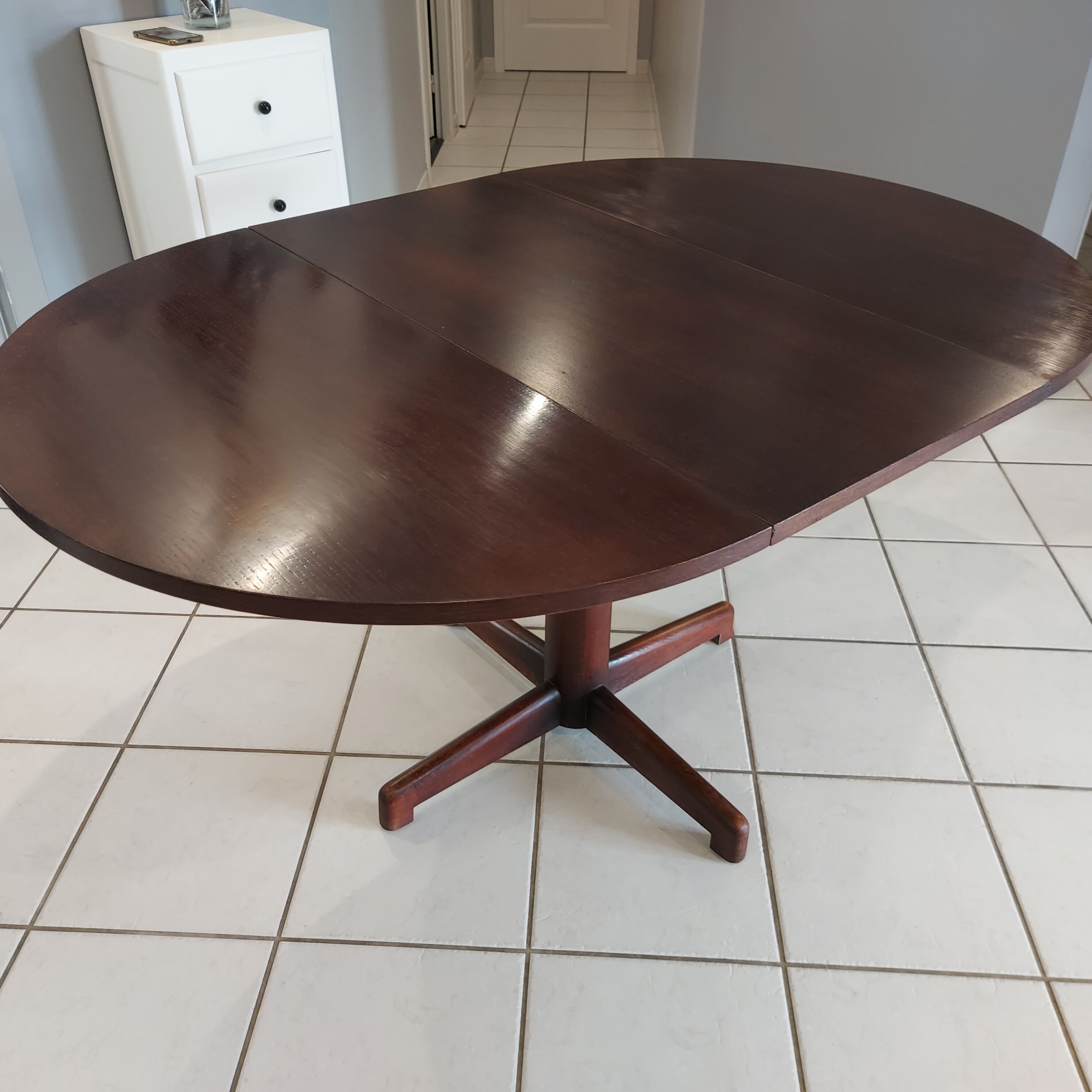 Vintage Scandinavian teak lifting coffee table 1970s