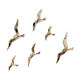Soaring 6 brass swallows endowed