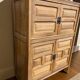 Vintage solid oak 'Depuydt' wardrobe