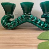 Pair of art deco candle holders