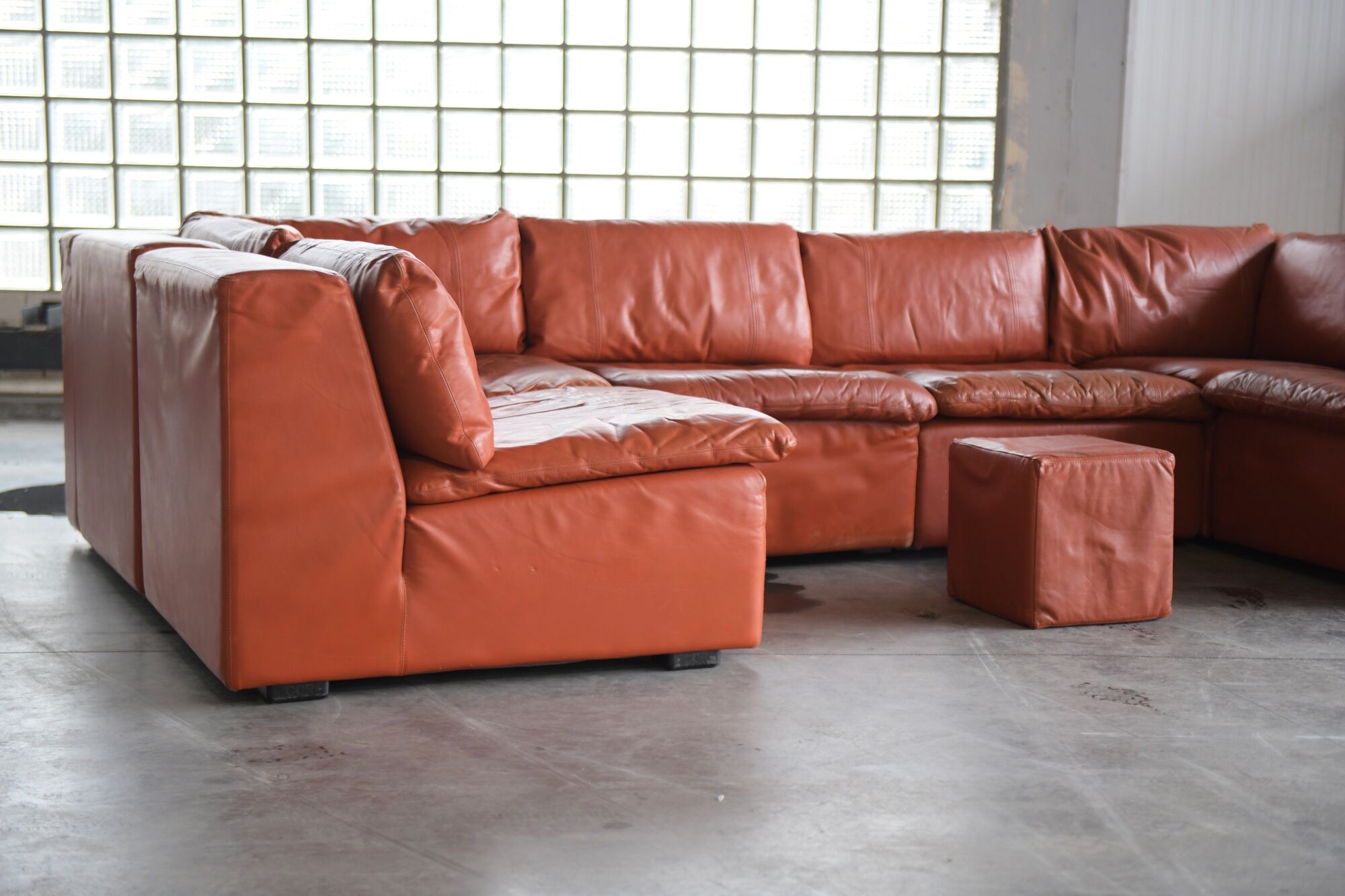 Modular leather sofa- COR Germany