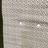 Vintage 2 and 3 seater green velvet togo set