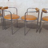Vintage orange chairs