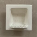 Antique Art Deco wall soap dish