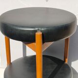 2 tabourets estampillés scandinaves années 70 vintage