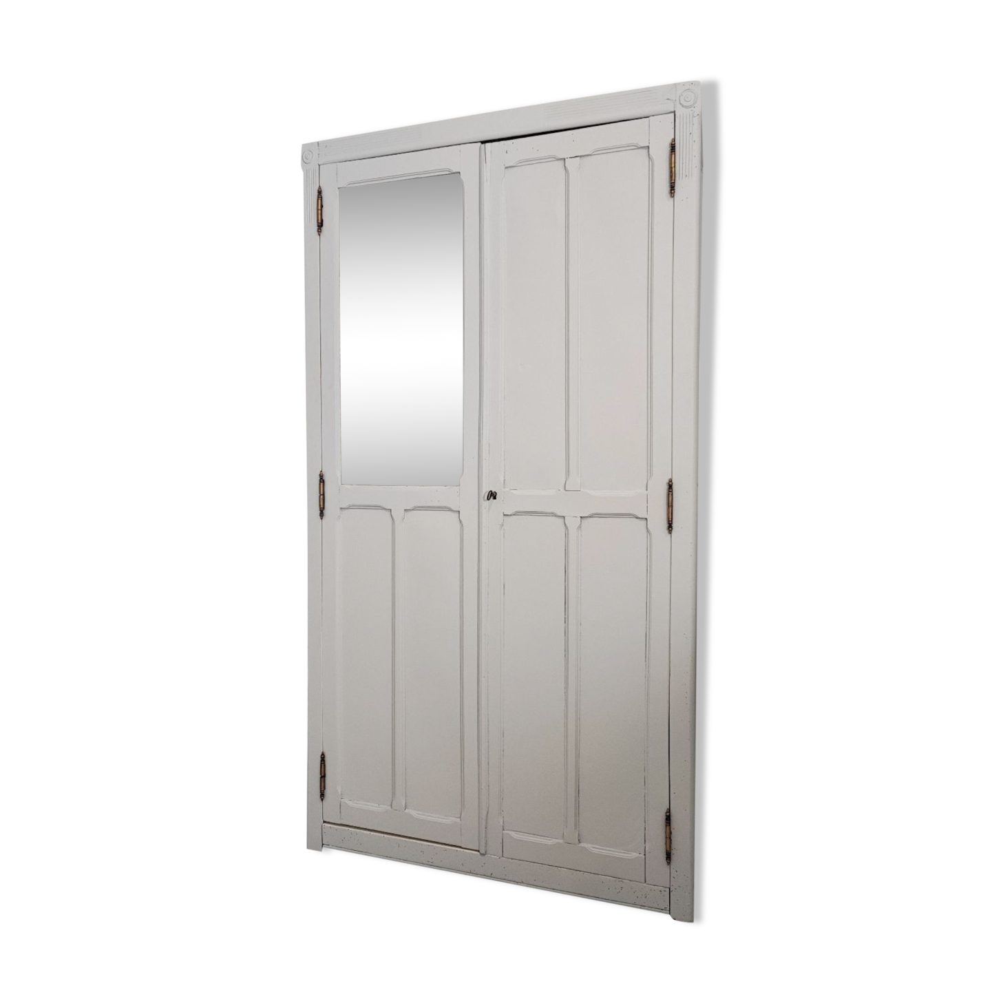 Parisian wardrobe with mirror