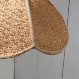 Realectrified rattan flower suspension