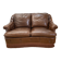 Chesterfield leather sofa with fringes