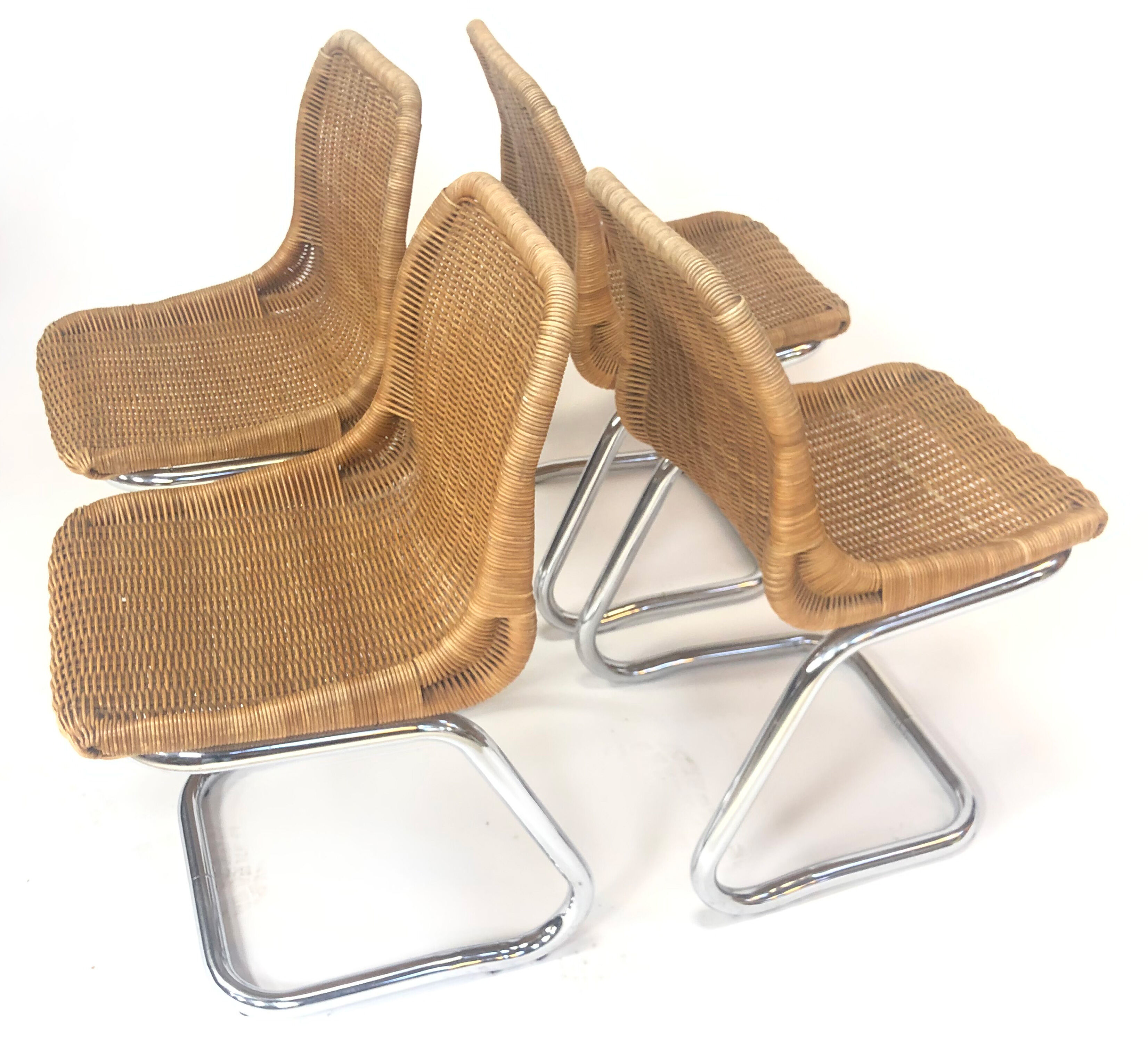 Dirk van Sliedrecht vintage tubular chairs