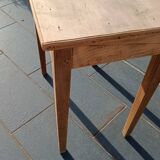 Desk or table in raw wood
