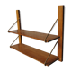Étagère murale en bois et métal