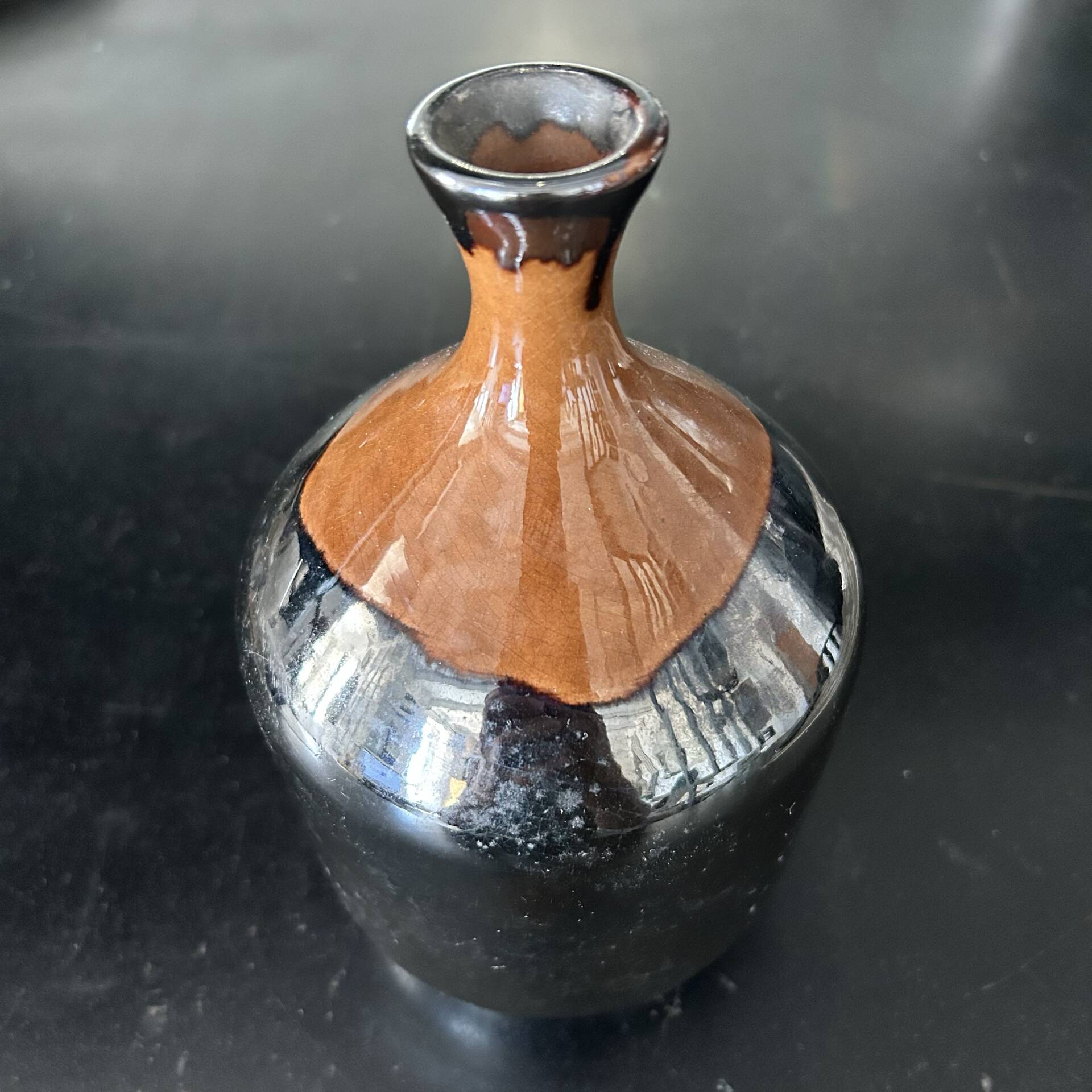 Unique piece vase by a ceramic artist
