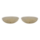 Pair of Mid Century Modern Murano Glass Shell Sconces