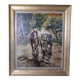 Corsican horses - Oil on canvas - Tony Cardella (1898 - 1976).
