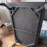 Nordal coffee table - striped solid mango wood