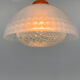 Mid-century plastic and glass pendant, czechoslovakia
