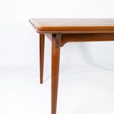 Table à manger en teck avec des extensions de design danois des années 1960.