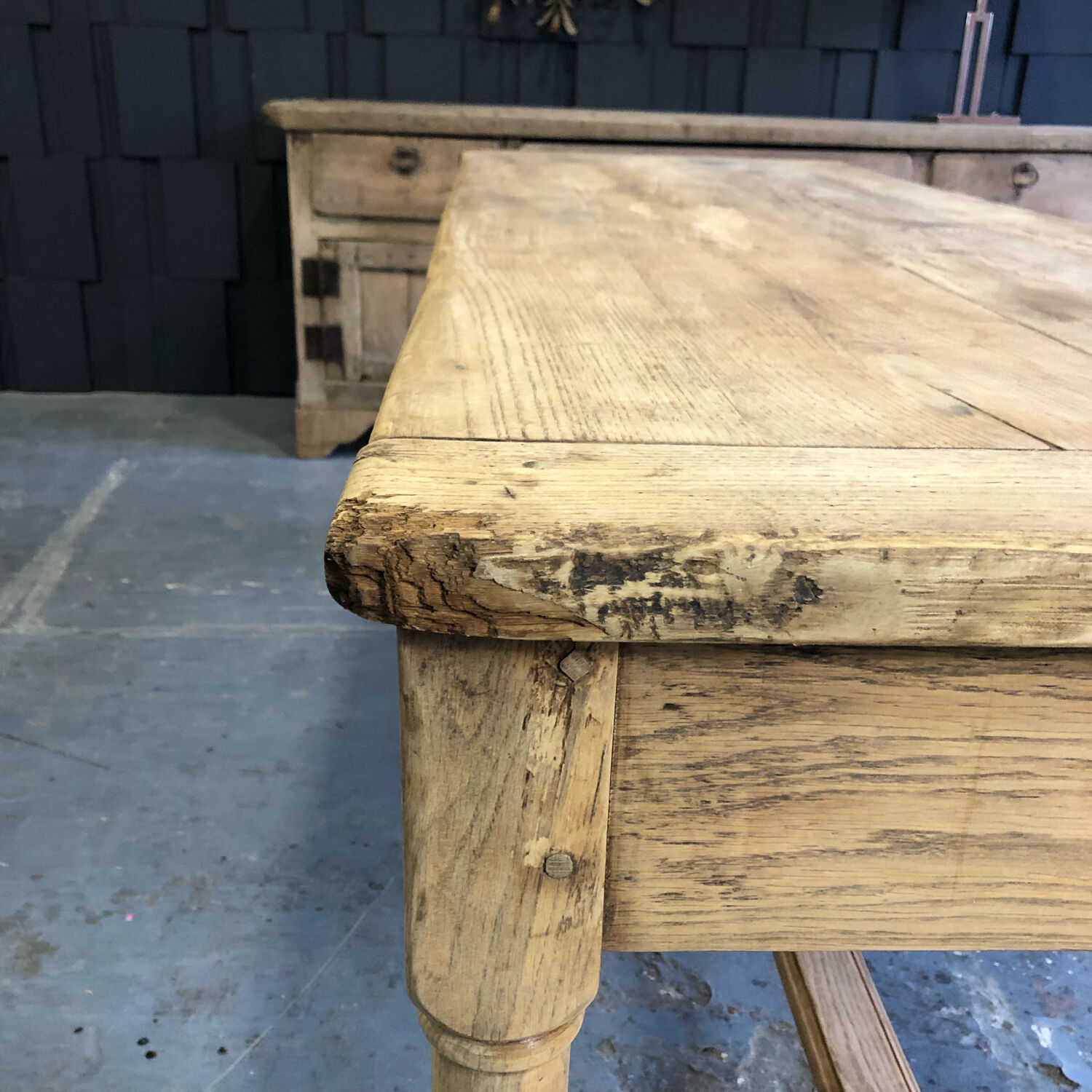 Oak farmhouse table XIXth