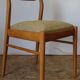 6 Scandinavian chairs 60s in beech Farstrup