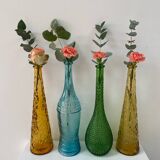 Empoli (Italy) carafe in blue glass from the 60s