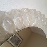 Flower round mirror - 64cm