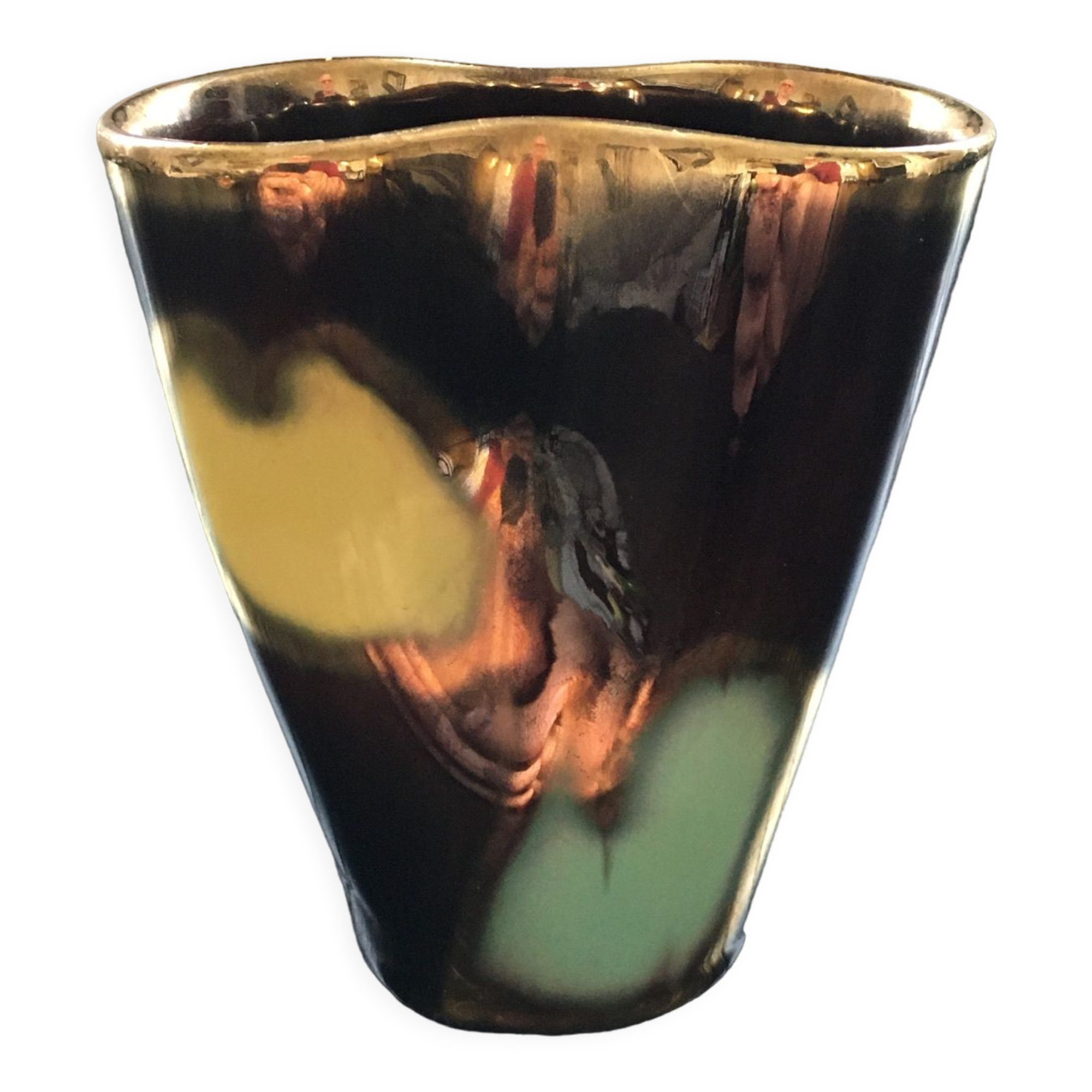 Vase decoration flamed 4 colors