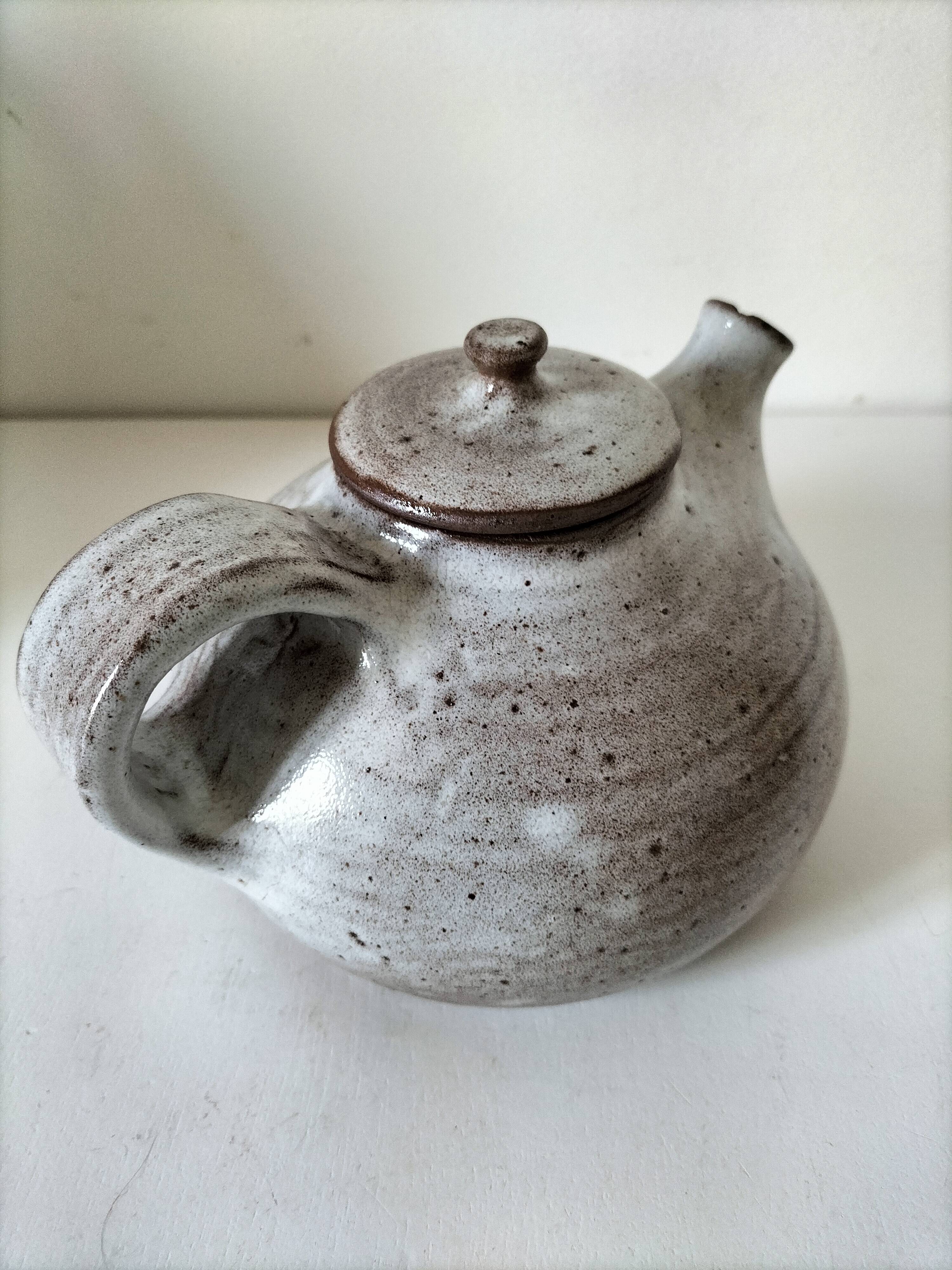 Stoneware teapot from Ratilly – Jeanne and Norbert Pierlot – 1960s/70s
