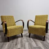 Pair of armchairs by Jindrich Halabala
