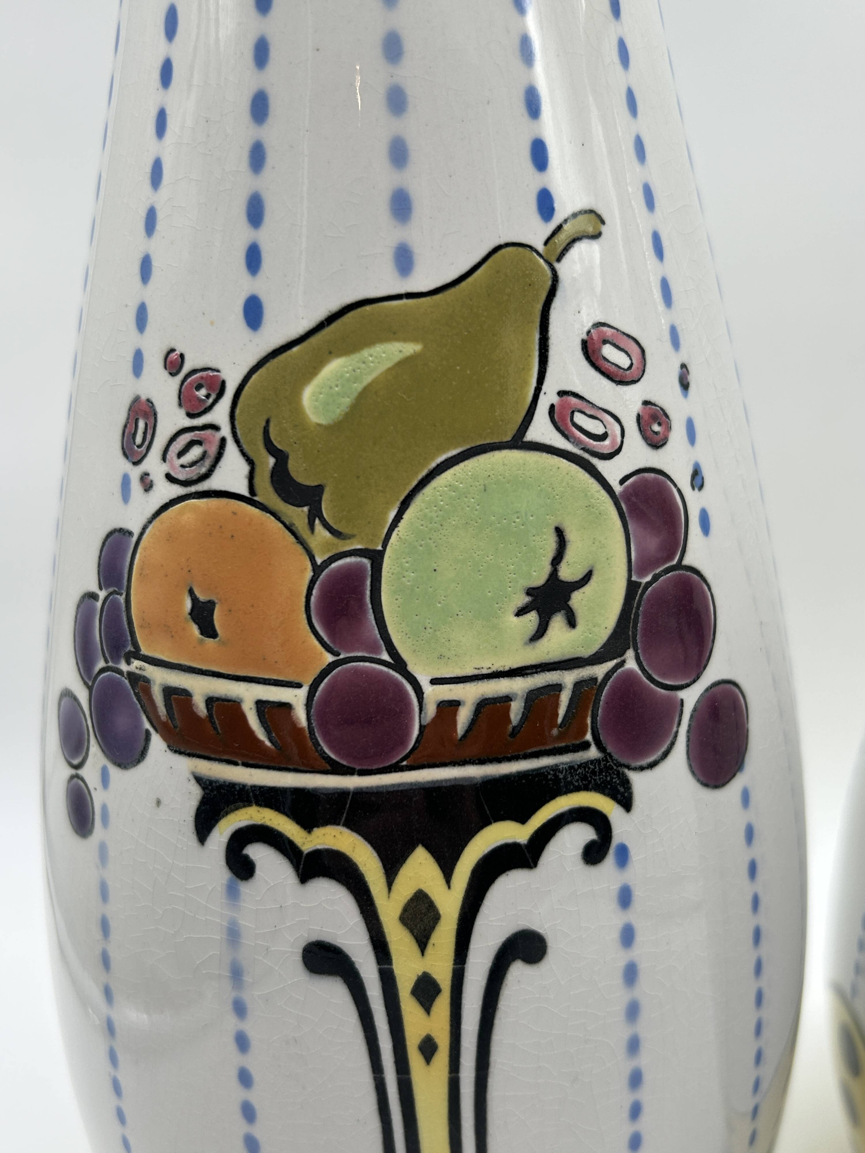 Paire de vases art deco - boch freres