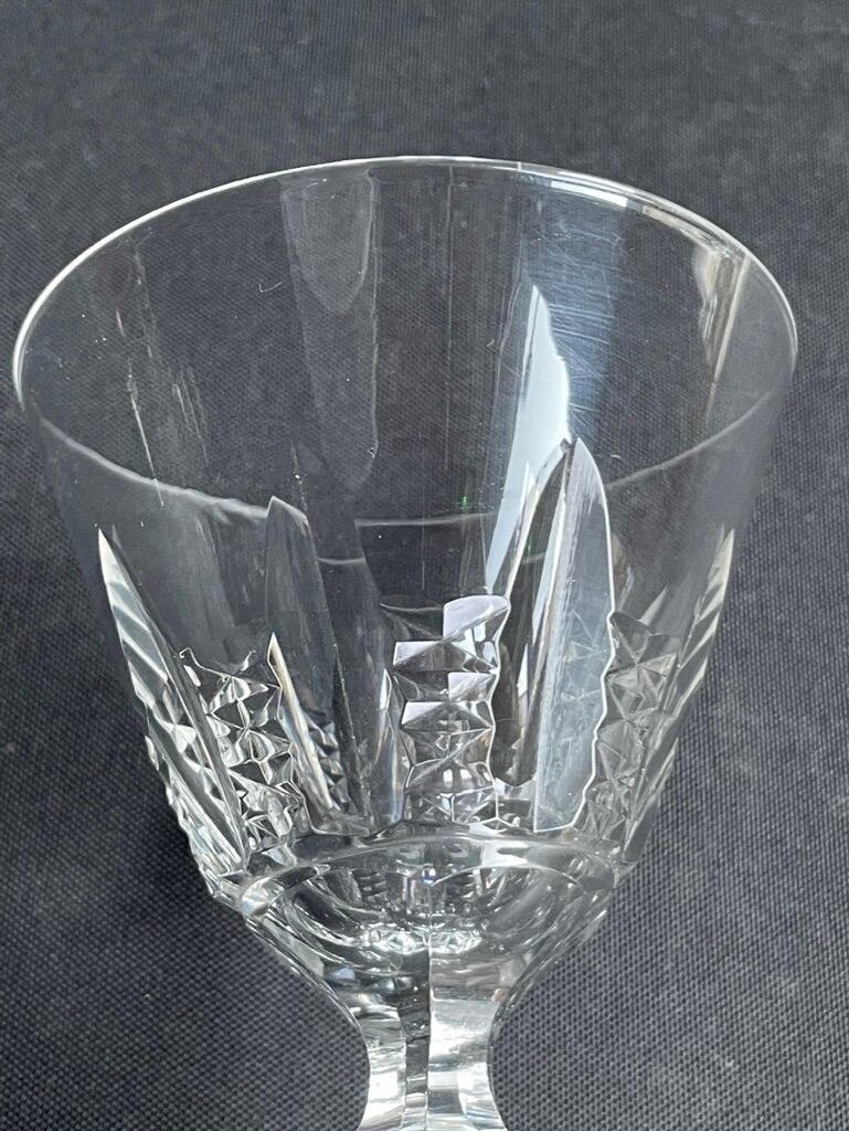 2 Baccarat wine glasses - Service Austerlitz