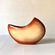 Half-moon vase Bertoncello Italy 1970