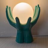 Vintage ceramic hand lamp from the 80s